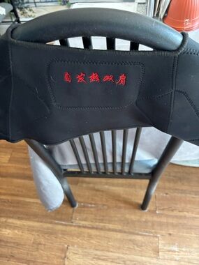 Neck and Shoulder Support Wrap.just like new,set of vintage shot glasses,plates